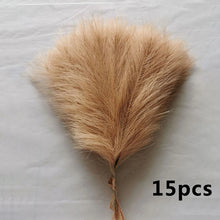 Load image into Gallery viewer, 15pcs Artificial Pampas Grass Bouquet - Wedding, Home &amp; Party Decoration Flowers