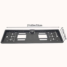 Load image into Gallery viewer, 4/8/12LED  European License Plate Rearview Camera Frame Reverse Backup Camera Night Vision for Truck Car SUV, Camper Pickup