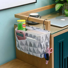 Load image into Gallery viewer, Cute Dorm Storage: Bedside Organizer, Pockets, Canvas