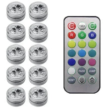 Load image into Gallery viewer, Wireless Adhesive LED Car Interior Ambient Light Remote Control Decor Auto Roof Foot Atmosphere Lamp Bicycle Tail Light