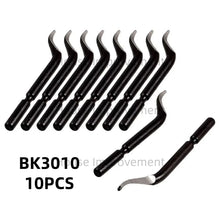 Load image into Gallery viewer, Deburring Tool Set with 11pcs High Speed Steel Swivel Blades Burr Removal Tool for Metal Resin PVC Pipes Copper Plastic Aluminum