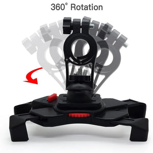 Bike Motorcycle Scooter Phone Holder 360° Rotation 3.5-6.5 Inch Anti Shake Stabl