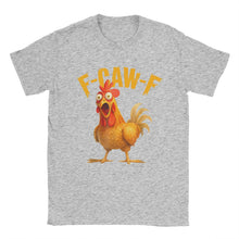 Load image into Gallery viewer, Funny F Caw F Chicken FCAWF Chicken T-Shirt Men  Funny 100% Cotton Tee Shirt Crew Neck Short Sleeve T Shirts Gift Idea Clothes