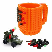 Load image into Gallery viewer, 350ml Creative Milk Coffee Mug Cups Building Blocks Design Birthday Gifts Personalized Decorations Kids DIY Drinking Kettle