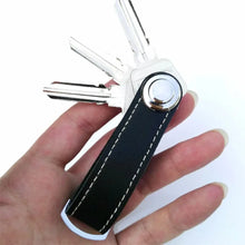 Load image into Gallery viewer, Car Key Pouch Bag Case Wallet Holder Chain Key Wallet Ring Collector Housekeeper Pocket Key Organizer Smart Leather Keychain