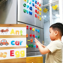 Load image into Gallery viewer, Magnetic English Alphabet Stickers - 26-Piece Set - Educational Toy for Kids &amp; Teaching Aids