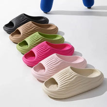 Load image into Gallery viewer, Women&#39;s Soft Eva Platform Slides - Comfortable Bathroom Slippers