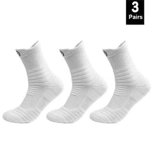 Load image into Gallery viewer, 1/3pairs/Lot Men's Socks Compression Stockings Breathable Basketball Sports Cycling running Towel Socks High Elastic Tube Socks