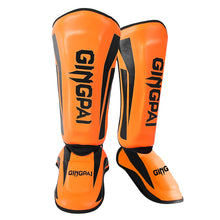 Load image into Gallery viewer, Kickboxing Boxing Shin Guard Pads Muay Thai Martial Arts Sanda Wushu Leg Protector Taekwondo Ankle Guards