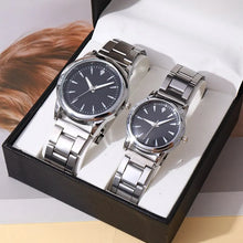 Load image into Gallery viewer, Stainless Steel Couple Quartz Wristwatch Set - Fashion Business Watches