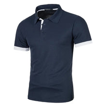 Load image into Gallery viewer, New Mens Short Sleeve Polo Shirt Solid Color Streetwear Lightweight Lapel Tshirts for Men Summer Jogging Sport Tops