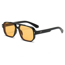 Load image into Gallery viewer, New Retro Double Bridge Square Sunglasses For Women Men Fashion Luxury Design Rivets Sun Glasses Trending Shades UV400 Eyeglasse