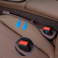Load image into Gallery viewer, 2pcs Car Seat Gap Filler Organizer Waterproof Car Seat Gap Plug Strip with 2 Grooves Seat Gap Storage Auto Interior Accessories