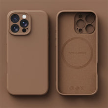 Load image into Gallery viewer, Luxury Liquid Silicone For Magsafe Case For iPhone 17 Air 16 Plus 15 14 13 12 Pro Max 17Pro Wireless Charging Skin Smooth Cover