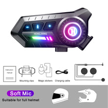 Load image into Gallery viewer, Y20 Bluetooth 5.3 Motorcycle Helmet Headset 1000Mah Super Long Standby Wireless Hands-free Waterproof Motorbike Earphone