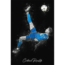 Load image into Gallery viewer, Messi &amp; Ronaldo Canvas Art – Football Star Wall Decor, Home Decoration Gift