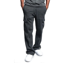 Load image into Gallery viewer, Men&#39;s Sweatpants Joggers - Straight Fit, Loose, Drawstring, Multi-Pocket for Sports &amp; Streetwear