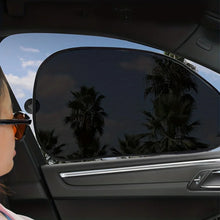 Load image into Gallery viewer, 2pcs Car Black Mesh Tilt Shield Sunshade for Windshield Side Windows