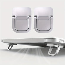 Load image into Gallery viewer, 2pcs Desktop Laptop Folding Cooling Support Bracket Sticky Non-Tracking Computer Stand