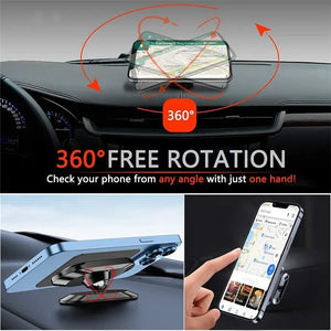 Magnetic Car Phone Holder - Air Vent Mount for iPhone 15, Xiaomi, Samsung, Huawei