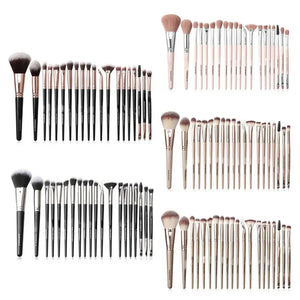 Hot Sale Multi-Color 20 PCs Professional Eye Makeup Brush Set Rose Gold Beauty Tools