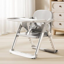 Load image into Gallery viewer, Baby Folding Booster Seat High Chair For Dining, Baby Toddler Portable Feeding Seat for Children 6 Months to 3 Years Approx