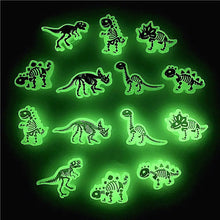 Load image into Gallery viewer, Luminous Dinosaur Skeleton Shoe Charms Triceratops Raptor Croc Jibz Kids X-mas Gifts