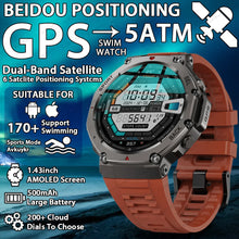 Load image into Gallery viewer, New T-Rex 3 Pro Dual-Band GPS Military Smart Watch 48mm 10ATM Water-Resistant 500mAh Battery Compass Altimeter AGPS Smart Watch