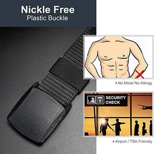 Men's Military Tactical Belt - Auto Buckle, Nylon Strap, High Quality