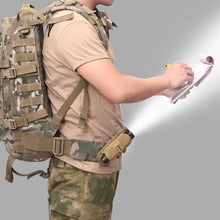 Load image into Gallery viewer, Tactical MOLLE Flashlight Pouch - 360° Rotatable Nylon Torch Holster Case Outdoor Use