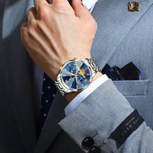 Load image into Gallery viewer, POEDAGAR Original Luxury Men's Watch Waterproof Luminous Chronograph Men Wristwatch Stainless Steel Quartz Watches For Man Reloj