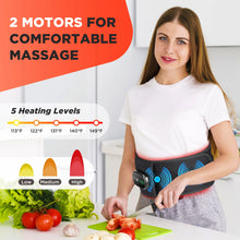 Load image into Gallery viewer, Electric Heating Waist Massager,Vibration Hot Compress Massage Belt,Lumbar Decompression Brace,Lower Back Support,Muscle Relax