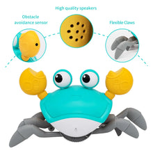 Load image into Gallery viewer, Dancing Crab Run Away Toy for Babies Crawling Interactive Escape Crabs Baby Birthday Thanksgiving Christmas Gift Battery Edition