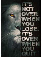 Load image into Gallery viewer, Inspirational Lion Quote Canvas Wall Art Poster Home Office Decor