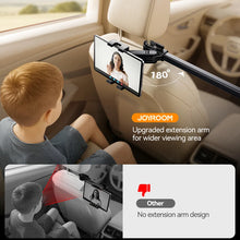 Load image into Gallery viewer, Joyroom Car Headrest Tablet Holder with 2 Hooks Backseat Car Tablet Phone Holder With Extension Arm For 4.7-12.9" Tablet/Phones