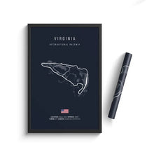 Load image into Gallery viewer, F1 Canvas Track Circuit Wall Art: Aesthetic Motorsport Poster