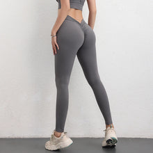 Load image into Gallery viewer, TRY TO BN Back V Leggings Scrunch Fitness Yoga Pants Women Workout High Waisted Trousers Running Jogging Active Tights Gym Wear