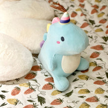 Load image into Gallery viewer, 30cm Blue Cute Dinosaur Plush Toy - Decorative Pillow, Birthday &amp; Christmas Gift for Girls