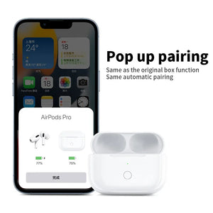 Bluetooth Earphone Case, Wireless Charging for AirPods 1/2 & Pro, LED Display