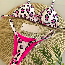 Load image into Gallery viewer, New Bikini Women Swimsuit Beach Vacation Swimwear Leopard Printed Sexy Bikini Set Beachwear Swimsuit Thong Bathing Suit Biquinis