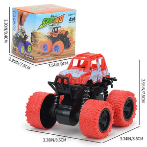 Monster Trucks Pull Back Friction Powered Toy Cars for Boys 3+ Gifts