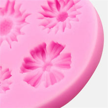 Load image into Gallery viewer, 3D Flower Silicone Mold! Fondant, Cake, Candy, Chocolate