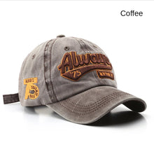 Load image into Gallery viewer, 2022 Summer Women Men Baseball Cap Fashion Letter Embroidery Snapback Hat Vintage Washed Cotton Unisex Hip Hop Sun Hat Casquette