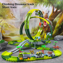 Load image into Gallery viewer, Climbing Train &amp; Dino Track! Magic Race Track Fun