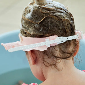 Adjustable Baby Shower Cap Hair Wash Hat Shampoo Shield for Newborn Ear Protection