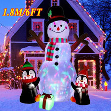 Load image into Gallery viewer, Christmas Inflatable Decoration Toy Built-in LED Lights Inflatable Model Ornament Xmas Party New Year Garden Indoor Outdoor Deco