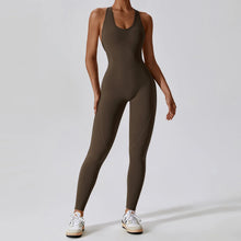 Load image into Gallery viewer, Yoga Jumpsuit Fitness Sports Overalls Gym Clothing Set Yoga Wear Pilates Workout Clothes for Women Outfit push-up Activewear