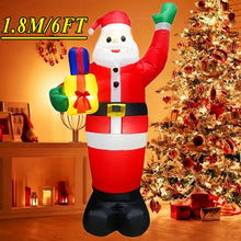 Load image into Gallery viewer, Christmas Inflatable Decoration Toy Built-in LED Lights Inflatable Model Ornament Xmas Party New Year Garden Indoor Outdoor Deco