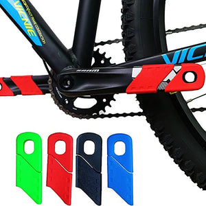 ENLEE Bicycle Crank Protector Set - Universal Silicone Mountain Bike Crankset Guards