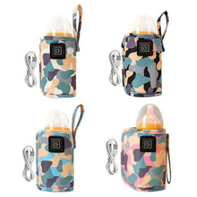 Load image into Gallery viewer, USB Milk Bottle Warmer - Portable Insulated Bag for Baby Nursing Supplies